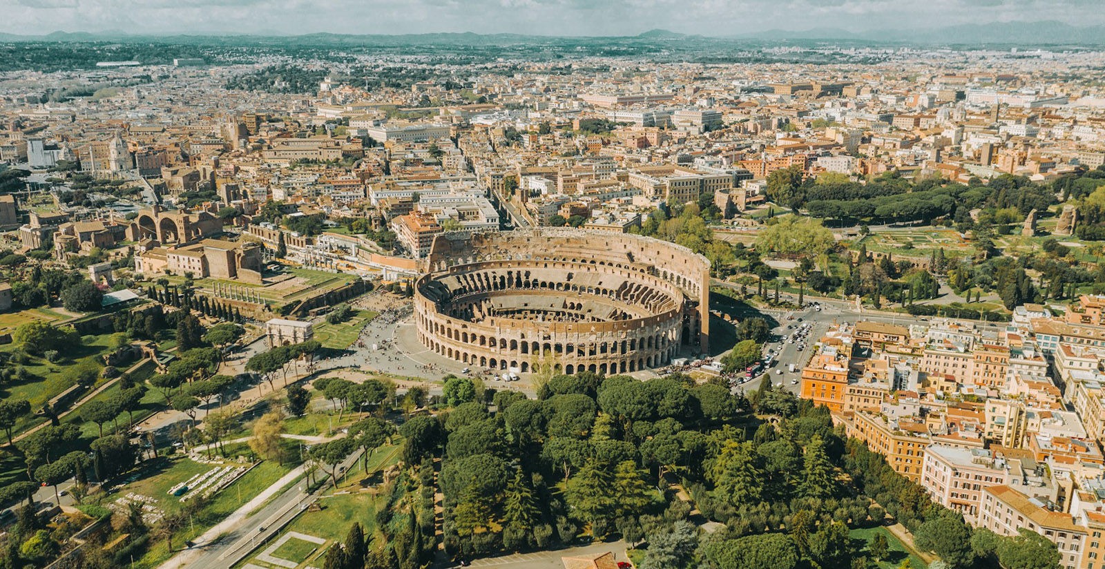 罗马斗兽场与城市景观｜Colosseum and Rome