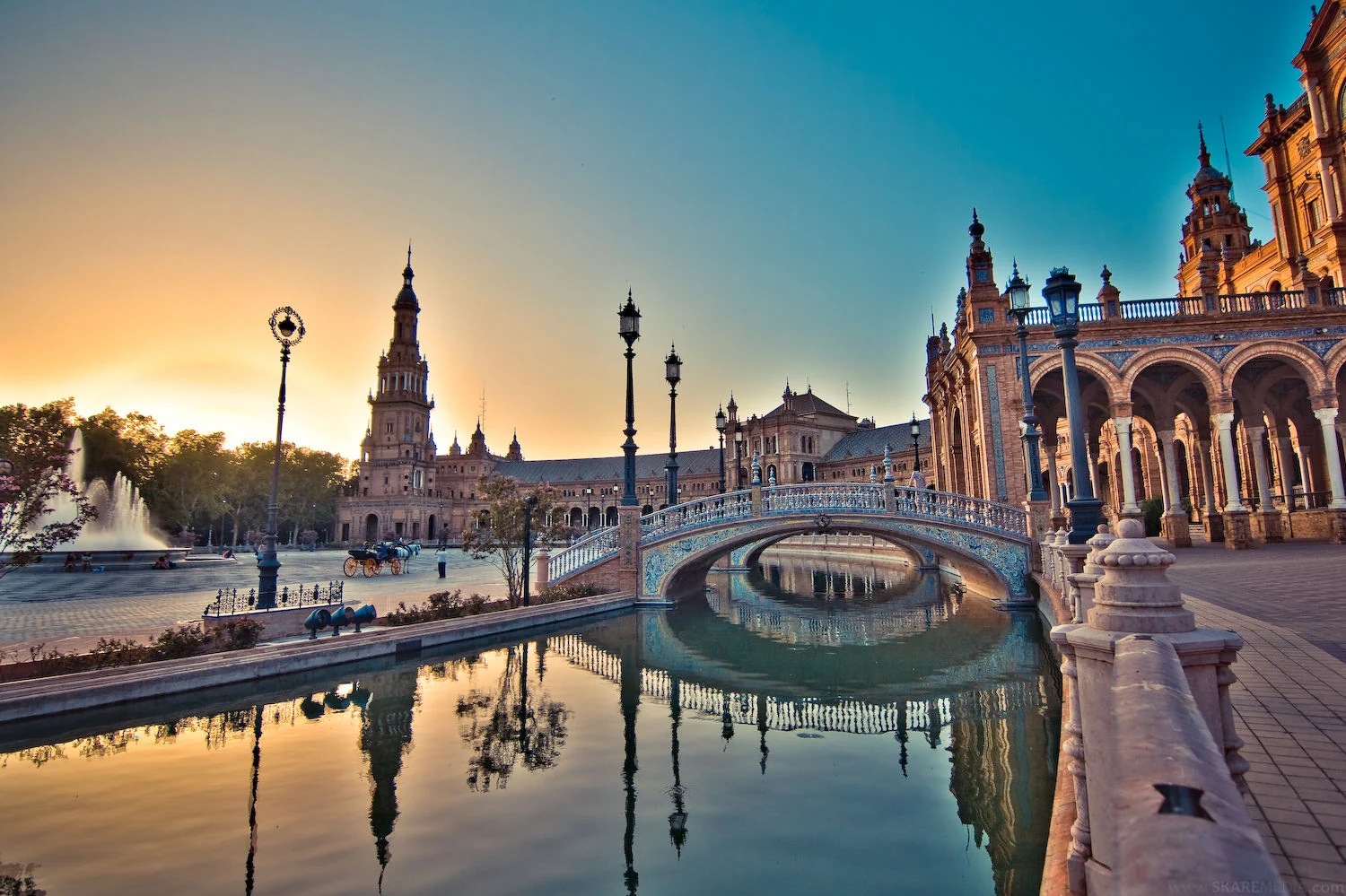 塞维利亚西班牙广场|Plaza de España, Seville
