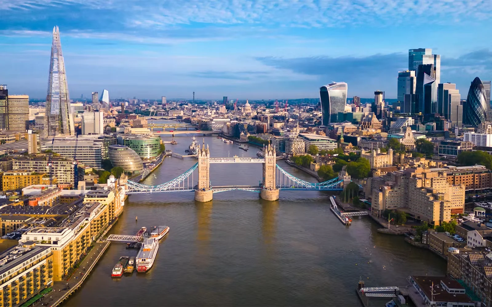 伦敦塔桥与泰晤士河|Tower Bridge and the Thames, London